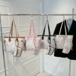 Lady's Large Capacity Cartoon Print Woman's Tote Bags Women's Handbag with Wallet for Summer Shopping